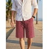 image:imageJMIERR Mens Baggy Vintage Acid Wash Cotton Streetwear Relaxed Sweat Shorts  Loose Fit Drawstring Elastic Waist Deep Side Back Pockets Casual Wear Retro Loungewear Y2K Fashion Summer OutfitsRed Dahlia