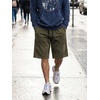 image:imageJMIERR Mens Baggy Vintage Acid Wash Cotton Streetwear Relaxed Sweat Shorts  Loose Fit Drawstring Elastic Waist Deep Side Back Pockets Casual Wear Retro Loungewear Y2K Fashion Summer OutfitsJungle Green