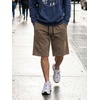 image:imageJMIERR Mens Baggy Vintage Acid Wash Cotton Streetwear Relaxed Sweat Shorts  Loose Fit Drawstring Elastic Waist Deep Side Back Pockets Casual Wear Retro Loungewear Y2K Fashion Summer OutfitsBrown