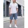 image:imageJMIERR Mens Baggy Vintage Acid Wash Cotton Streetwear Relaxed Sweat Shorts  Loose Fit Drawstring Elastic Waist Deep Side Back Pockets Casual Wear Retro Loungewear Y2K Fashion Summer OutfitsReal Teal