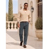 image:imageJMIERR Mens Corduroy Pants Stretch Relaxed Tapered Fit Pleated Trousers  Stretch Corduroy Front Pleats Side Elastic Inserts 4Pocket Design Fall Winter Dress PantsGrey