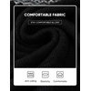 image:imageJMIERR Mens Quarter Zip Pullover Lightweight Mock Neck Knitted Sweater 2026 Fall SweatersBlack