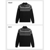 image:imageJMIERR Mens Quarter Zip Pullover Lightweight Mock Neck Knitted Sweater 2026 Fall SweatersBlack