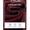 image:imageJMIERR Mens Quarter Zip Pullover Lightweight Mock Neck Knitted Sweater 2026 Fall SweatersBurgundy