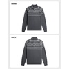 image:imageJMIERR Mens Quarter Zip Pullover Lightweight Mock Neck Knitted Sweater 2026 Fall SweatersGray