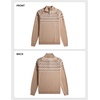 image:imageJMIERR Mens Quarter Zip Pullover Lightweight Mock Neck Knitted Sweater 2026 Fall SweatersPale Khaki