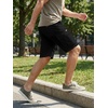 image:imageJMIERR Mens Casual Cotton Twill Cargo Shorts Drawstring Classic Chino Stretch Short with 6 PocketsA Black