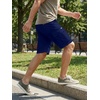 image:imageJMIERR Mens Casual Cotton Twill Cargo Shorts Drawstring Classic Chino Stretch Short with 6 PocketsA Blue