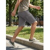 image:imageJMIERR Mens Casual Cotton Twill Cargo Shorts Drawstring Classic Chino Stretch Short with 6 PocketsA Gray