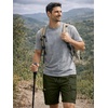 image:imageJMIERR Mens Casual Cotton Twill Cargo Shorts Drawstring Classic Chino Stretch Short with 6 PocketsA Green