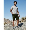 image:imageJMIERR Mens Casual Cotton Twill Cargo Shorts Drawstring Classic Chino Stretch Short with 6 PocketsA Green