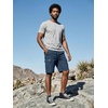 image:imageJMIERR Mens Casual Cotton Twill Cargo Shorts Drawstring Classic Chino Stretch Short with 6 PocketsB Blue