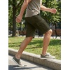 image:imageJMIERR Mens Casual Cotton Twill Cargo Shorts Drawstring Classic Chino Stretch Short with 6 PocketsB Green