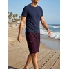 image:imageJMIERR Mens Casual Cotton Twill Cargo Shorts Drawstring Classic Chino Stretch Short with 6 PocketsBrown