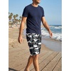 image:imageJMIERR Mens Casual Cotton Twill Cargo Shorts Drawstring Classic Chino Stretch Short with 6 PocketsCamogray