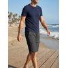 image:imageJMIERR Mens Casual Cotton Twill Cargo Shorts Drawstring Classic Chino Stretch Short with 6 PocketsGrey