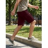 image:imageJMIERR Mens Casual Cotton Twill Cargo Shorts Drawstring Classic Chino Stretch Short with 6 PocketsRed