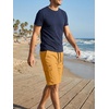 image:imageJMIERR Mens Casual Cotton Twill Cargo Shorts Drawstring Classic Chino Stretch Short with 6 PocketsYellow