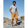 image:imageJMIERR Mens Casual Cotton Twill Cargo Shorts Drawstring Classic Chino Stretch Short with 6 PocketsYellow