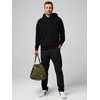 image:imageJMIERR Mens Chino Pants Casual Elastic Waist Tapered Golf TrousersA Black