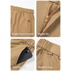 image:imageJMIERR Mens Chino Pants Casual Elastic Waist Tapered Golf TrousersA Khaki