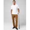 image:imageJMIERR Mens Chino Pants Casual Elastic Waist Tapered Golf TrousersCamel Brown
