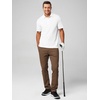 image:imageJMIERR Mens Chino Pants Casual Elastic Waist Tapered Golf TrousersCoffee