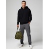 image:imageJMIERR Mens Chino Pants Casual Elastic Waist Tapered Golf TrousersDark Grey