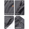 image:imageJMIERR Mens Chino Pants Casual Elastic Waist Tapered Golf TrousersDark Grey