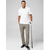 image:imageJMIERR Mens Chino Pants Casual Elastic Waist Tapered Golf TrousersGrey