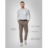 image:imageJMIERR Mens Chino Pants Casual Elastic Waist Tapered Golf TrousersGreyish Brown