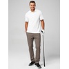 image:imageJMIERR Mens Chino Pants Casual Elastic Waist Tapered Golf TrousersGreyish Brown