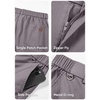 image:imageJMIERR Mens Chino Pants Casual Elastic Waist Tapered Golf TrousersLight Grey