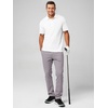 image:imageJMIERR Mens Chino Pants Casual Elastic Waist Tapered Golf TrousersLight Grey