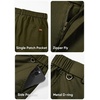 image:imageJMIERR Mens Chino Pants Casual Elastic Waist Tapered Golf TrousersMoss Green