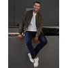 image:imageJMIERR Mens Chino Pants Casual Elastic Waist Tapered Golf TrousersNavy Blue