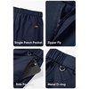 image:imageJMIERR Mens Chino Pants Casual Elastic Waist Tapered Golf TrousersSail Blue