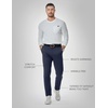 image:imageJMIERR Mens Chino Pants Casual Elastic Waist Tapered Golf TrousersSail Blue
