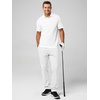 image:imageJMIERR Mens Chino Pants Casual Elastic Waist Tapered Golf TrousersWhite