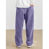 image:imageJMIERR Mens Corduroy Pants Wide Leg Baggy Sweatpants  Loose Fit Joggers Elastic Waist Drawstring Casual Sweatpants Vintage Pants Fall Winter Fashion StreetwearPurple