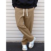 image:imageJMIERR Mens Corduroy Pants Wide Leg Baggy Sweatpants  Loose Fit Joggers Elastic Waist Drawstring Casual Sweatpants Vintage Pants Fall Winter Fashion StreetwearLight Brown