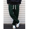 image:imageJMIERR Mens Corduroy Pants Wide Leg Baggy Sweatpants  Loose Fit Joggers Elastic Waist Drawstring Casual Sweatpants Vintage Pants Fall Winter Fashion StreetwearDark Green