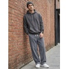 image:imageJMIERR Mens Corduroy Pants Wide Leg Baggy Sweatpants  Loose Fit Joggers Elastic Waist Drawstring Casual Sweatpants Vintage Pants Fall Winter Fashion StreetwearGrey