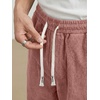 image:imageJMIERR Mens Corduroy Pants Wide Leg Baggy Sweatpants  Loose Fit Joggers Elastic Waist Drawstring Casual Sweatpants Vintage Pants Fall Winter Fashion StreetwearPink