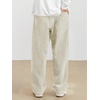 image:imageJMIERR Mens Corduroy Pants Wide Leg Baggy Sweatpants  Loose Fit Joggers Elastic Waist Drawstring Casual Sweatpants Vintage Pants Fall Winter Fashion StreetwearBeige