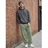 image:imageJMIERR Mens Corduroy Pants Wide Leg Baggy Sweatpants  Loose Fit Joggers Elastic Waist Drawstring Casual Sweatpants Vintage Pants Fall Winter Fashion StreetwearLight Green