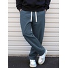 image:imageJMIERR Mens Corduroy Pants Wide Leg Baggy Sweatpants  Loose Fit Joggers Elastic Waist Drawstring Casual Sweatpants Vintage Pants Fall Winter Fashion StreetwearAshleigh Blue