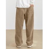 image:imageJMIERR Mens Corduroy Pants Wide Leg Baggy Sweatpants  Loose Fit Joggers Elastic Waist Drawstring Casual Sweatpants Vintage Pants Fall Winter Fashion StreetwearLight Brown