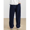 image:imageJMIERR Mens Corduroy Pants Wide Leg Baggy Sweatpants  Loose Fit Joggers Elastic Waist Drawstring Casual Sweatpants Vintage Pants Fall Winter Fashion StreetwearNavy Blue