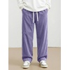 image:imageJMIERR Mens Corduroy Pants Wide Leg Baggy Sweatpants  Loose Fit Joggers Elastic Waist Drawstring Casual Sweatpants Vintage Pants Fall Winter Fashion StreetwearPurple